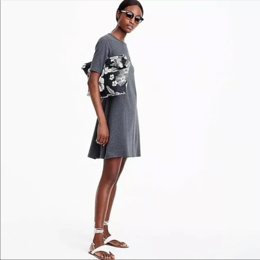 J Crew Short Sleeve Knot Dress